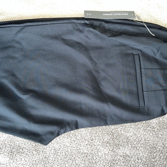 NWT LOFT women’s high waist side zip skinny pants | 8 PETITE | Coal Grey - Picture 5 of 5